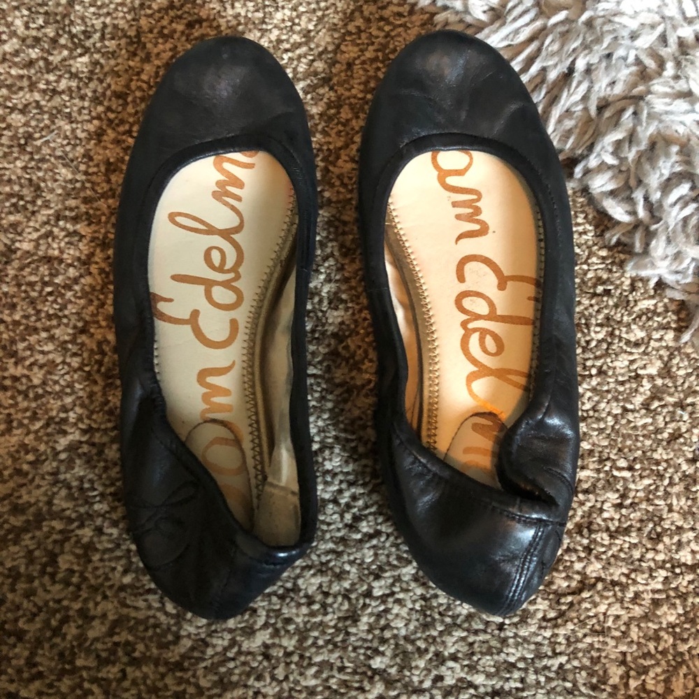 Sam Edelman Black Flats